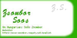 zsombor soos business card
