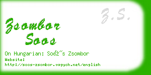 zsombor soos business card